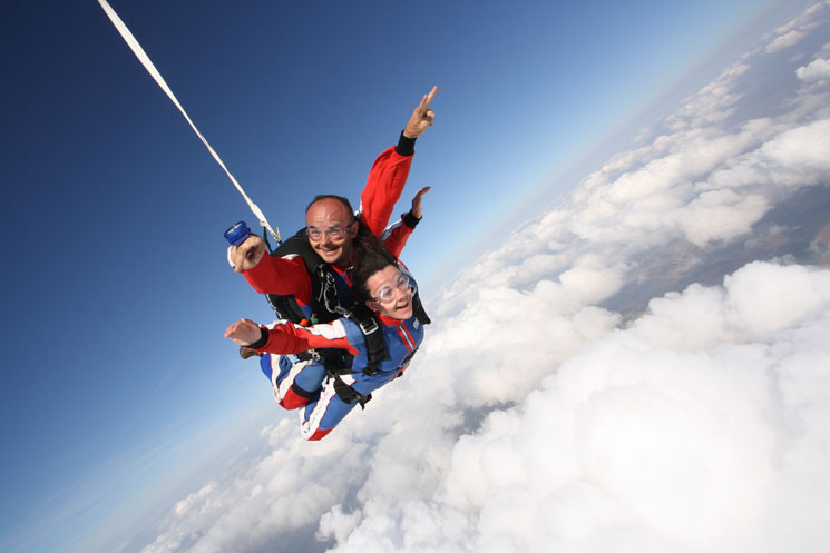 Saut en Parachute Tandem